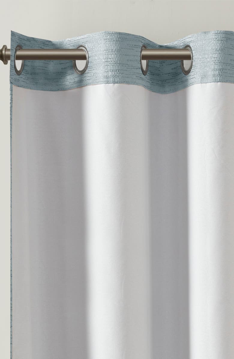 BEAUTYREST Rocky Solid Textured Jacquard Total Blackout Magnetic Closure Panel Pair, Alternate, color, 