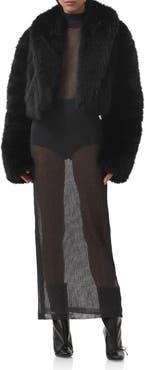 AFRM Stephanie Faux Fur Jacket