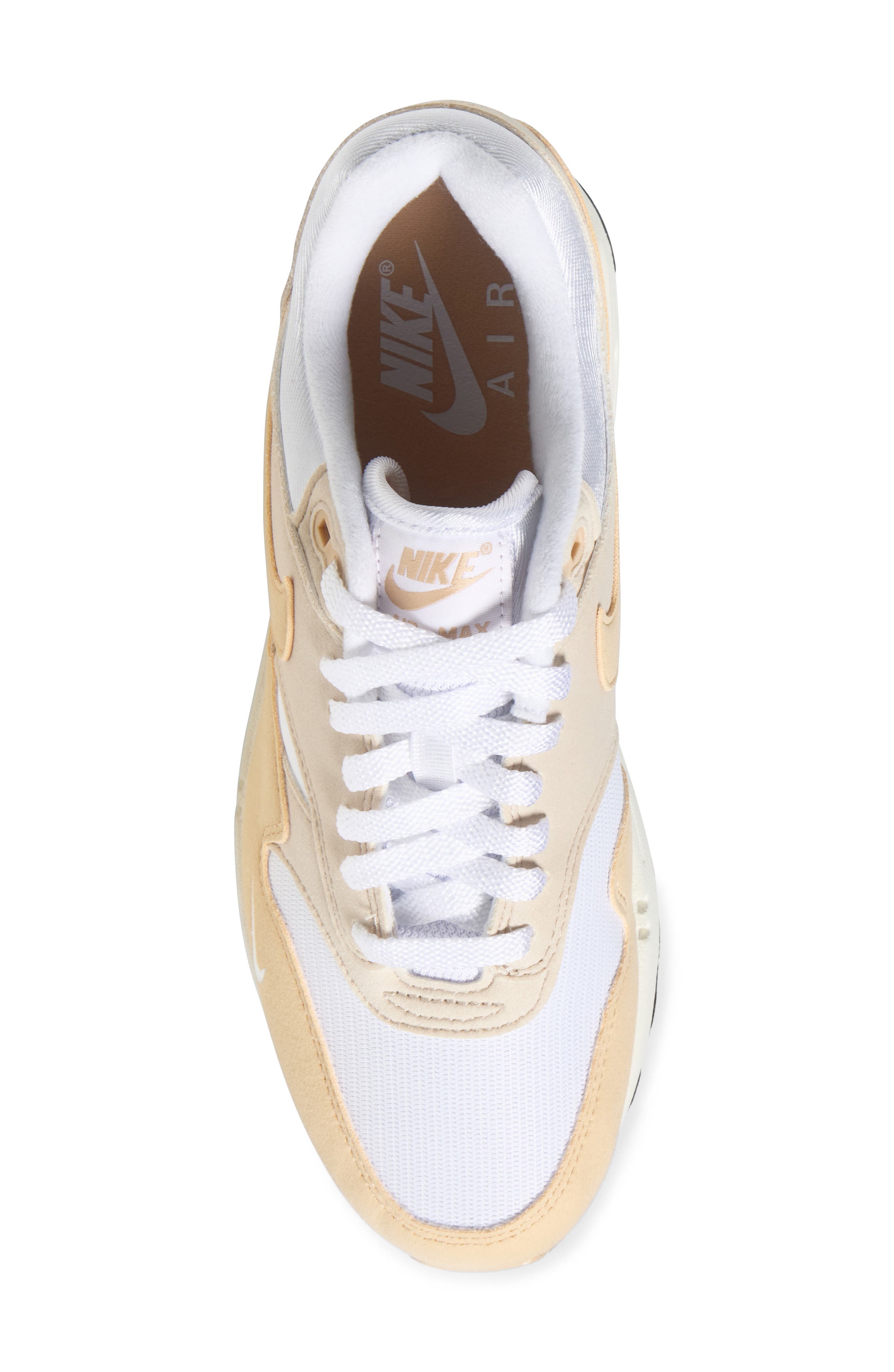 Nike Air Max 1 
87 Sneaker, Alternate, color, 100 Ltowbr/Whtonx