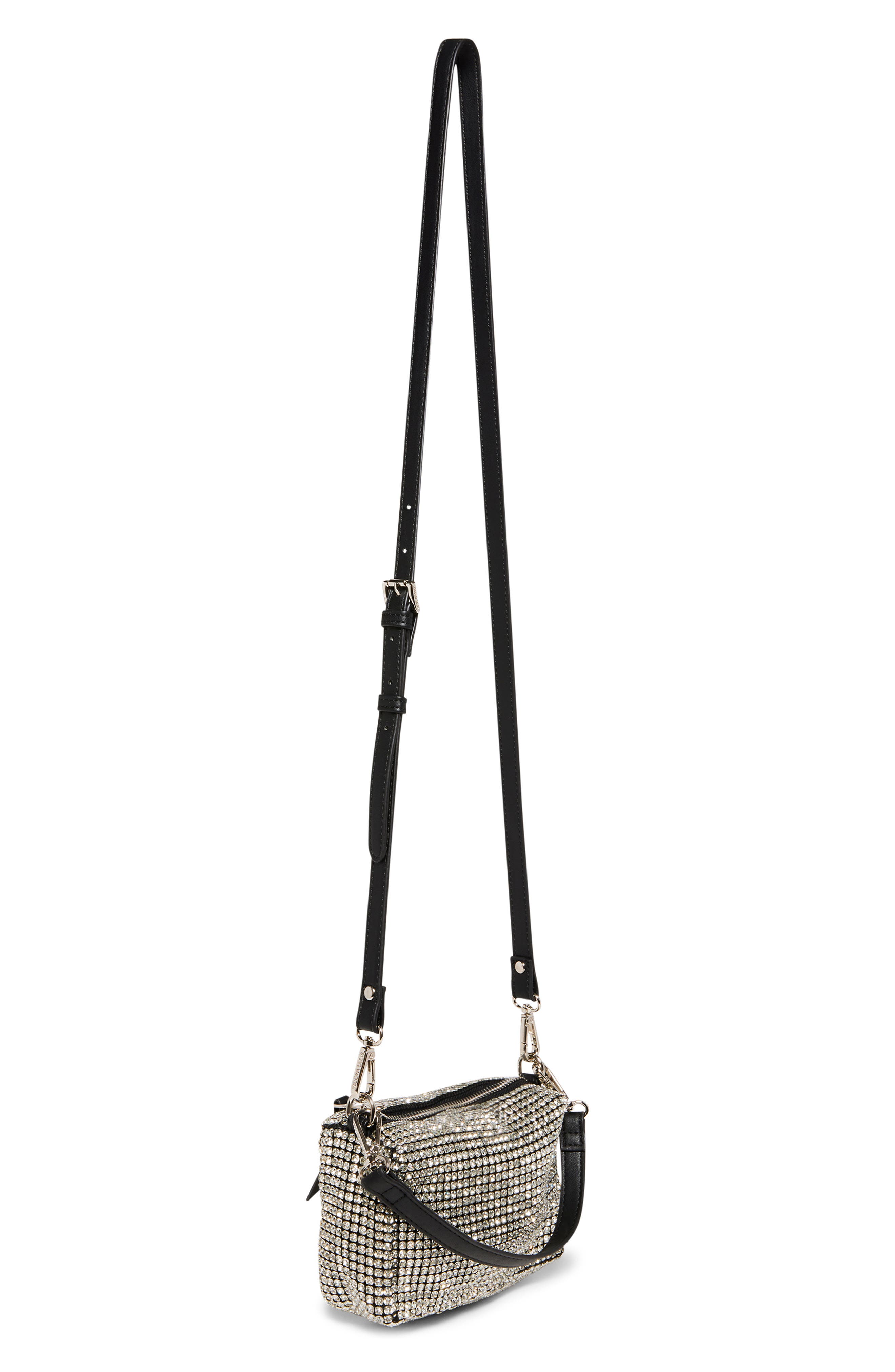 Noble Crystal Embellished Crossbody Bag, Alternate, color, CRYSTAL