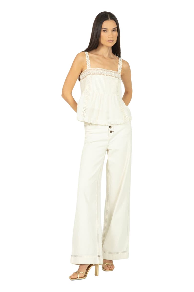Audrey Top, Alternate, color, ANTIQUE CRÈME