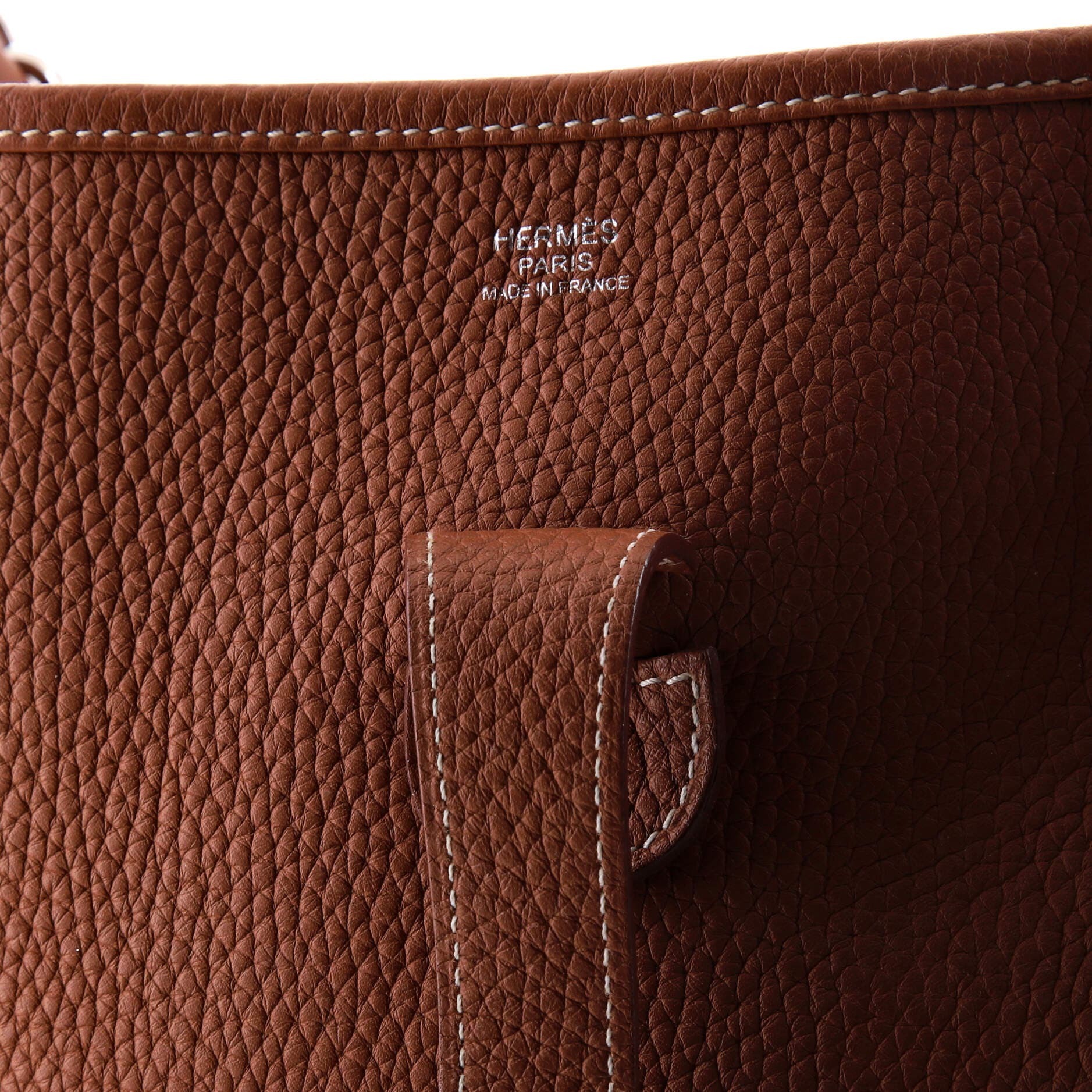 Pre-Owned Hermes Evelyne Bag Gen III Clemence PM, Alternate, color, Gold