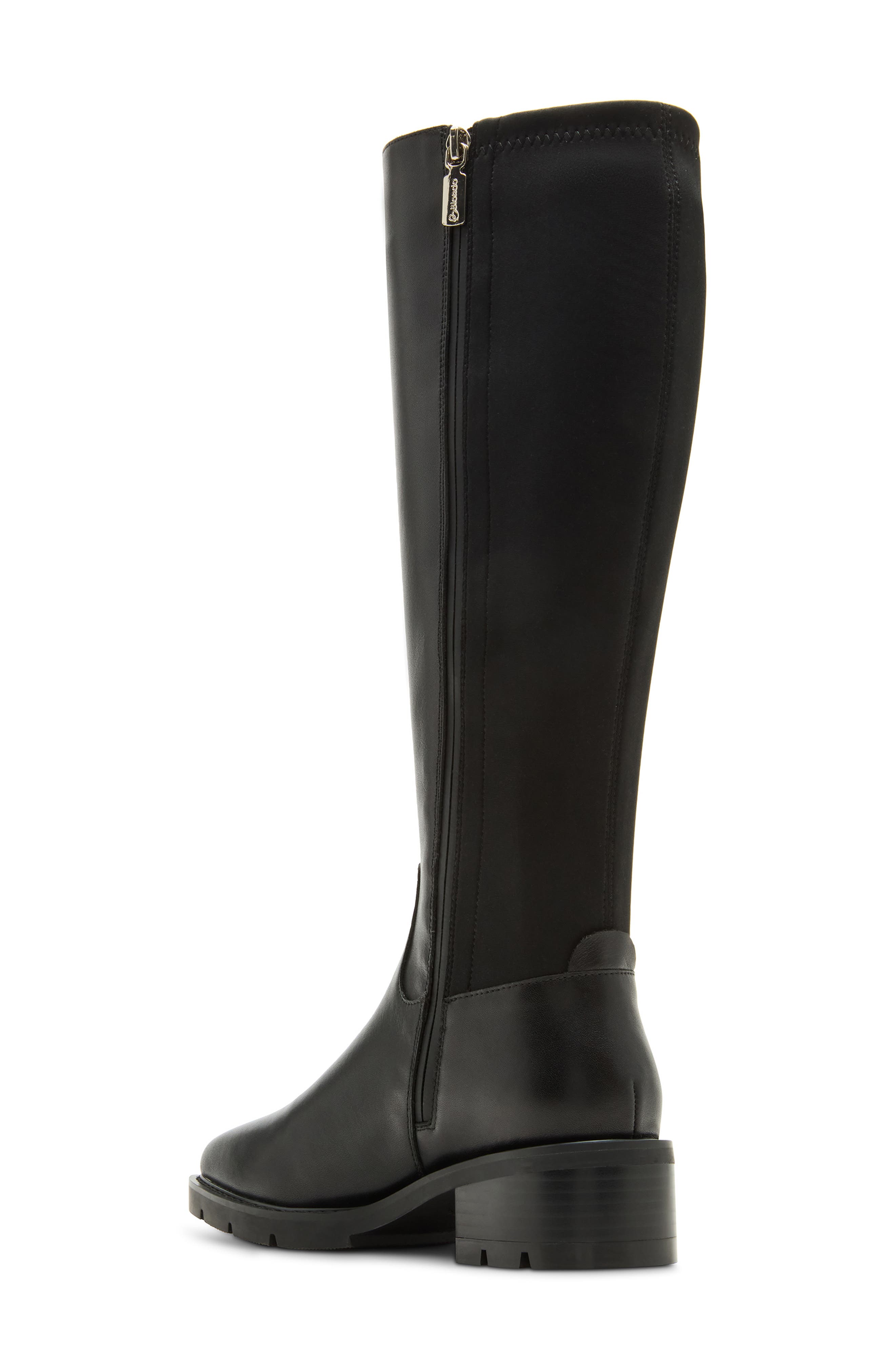 Blondo Harriet Waterproof Knee High Boot, Alternate, color, Black Leather