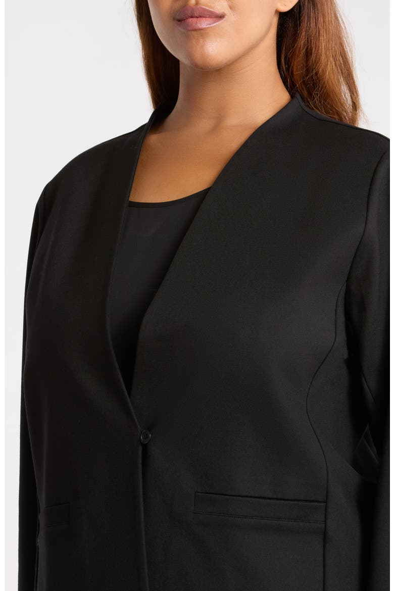 Shaped Blazer, Alternate, color, BLACK