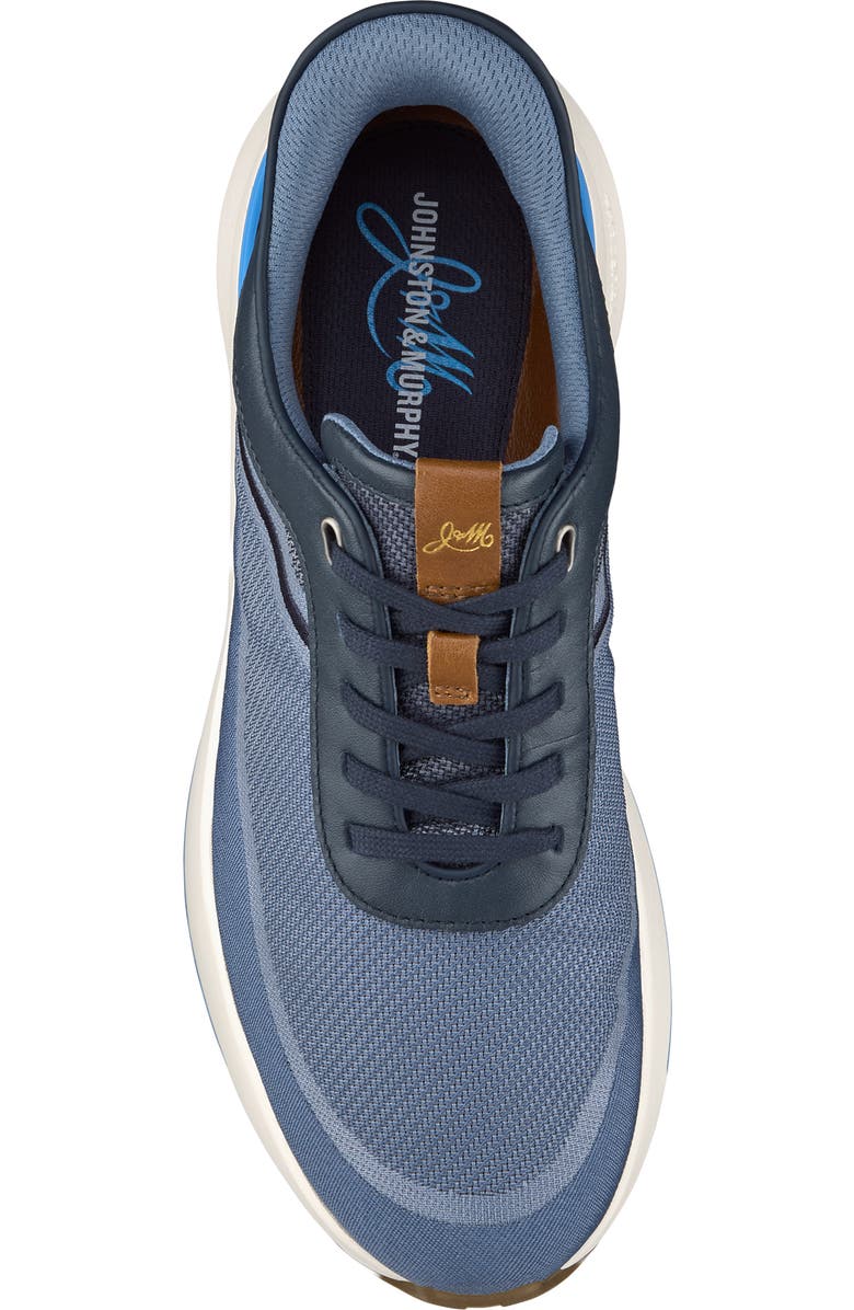 Johnston & Murphy Surge Knit U-Throat Sneaker, Alternate, color, Navy Knit