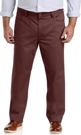 Oak Hill Premium by DXL Straight-Fit Tech Pants | Nordstrom