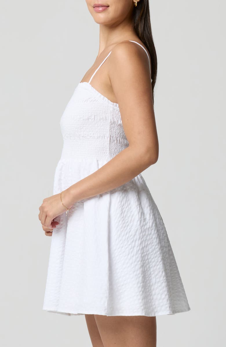 Florence by Mills Fit & Flare Smocked Minidress, Alternate, color, 