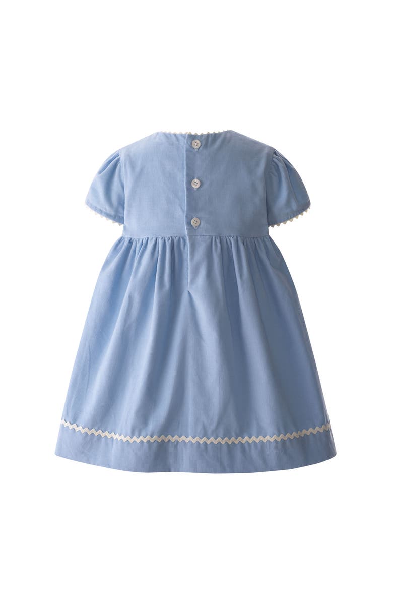 Rachel Riley Snowflake Embroidered Dress, Alternate, color, 