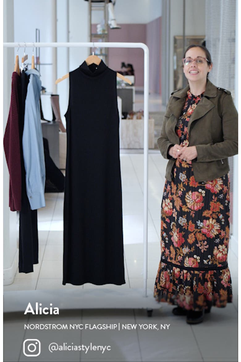 Sleeveless Mock Neck Dress video
