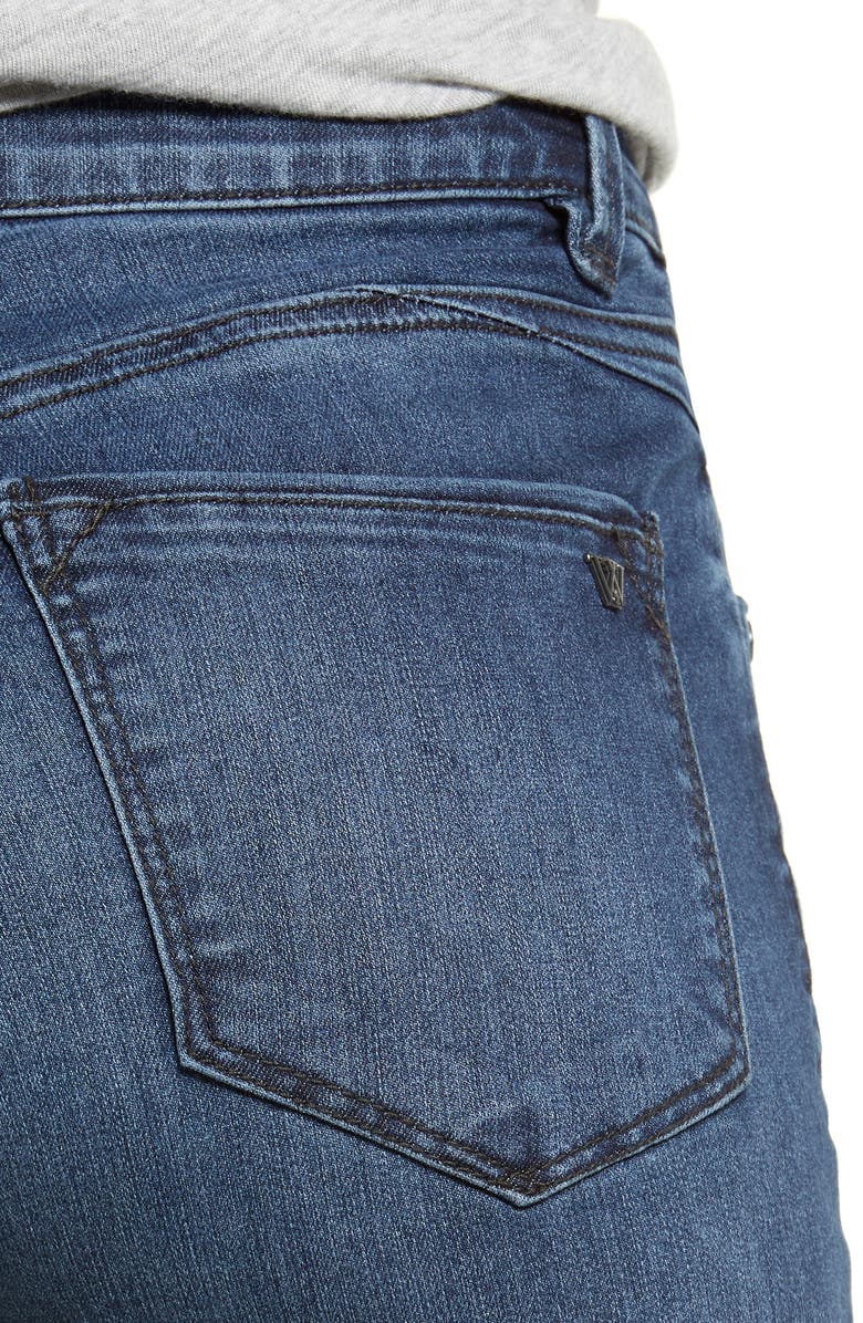 Wit & Wisdom Ab-Solution High Waist Ankle Straight Leg Jeans, Alternate, color,