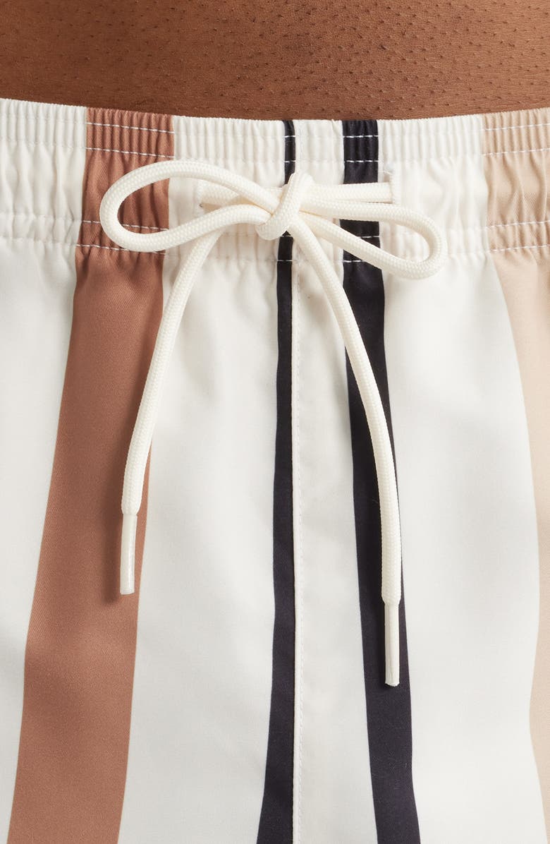 PacSun Kennedy Stripe Swim Trunks, Alternate, color, 