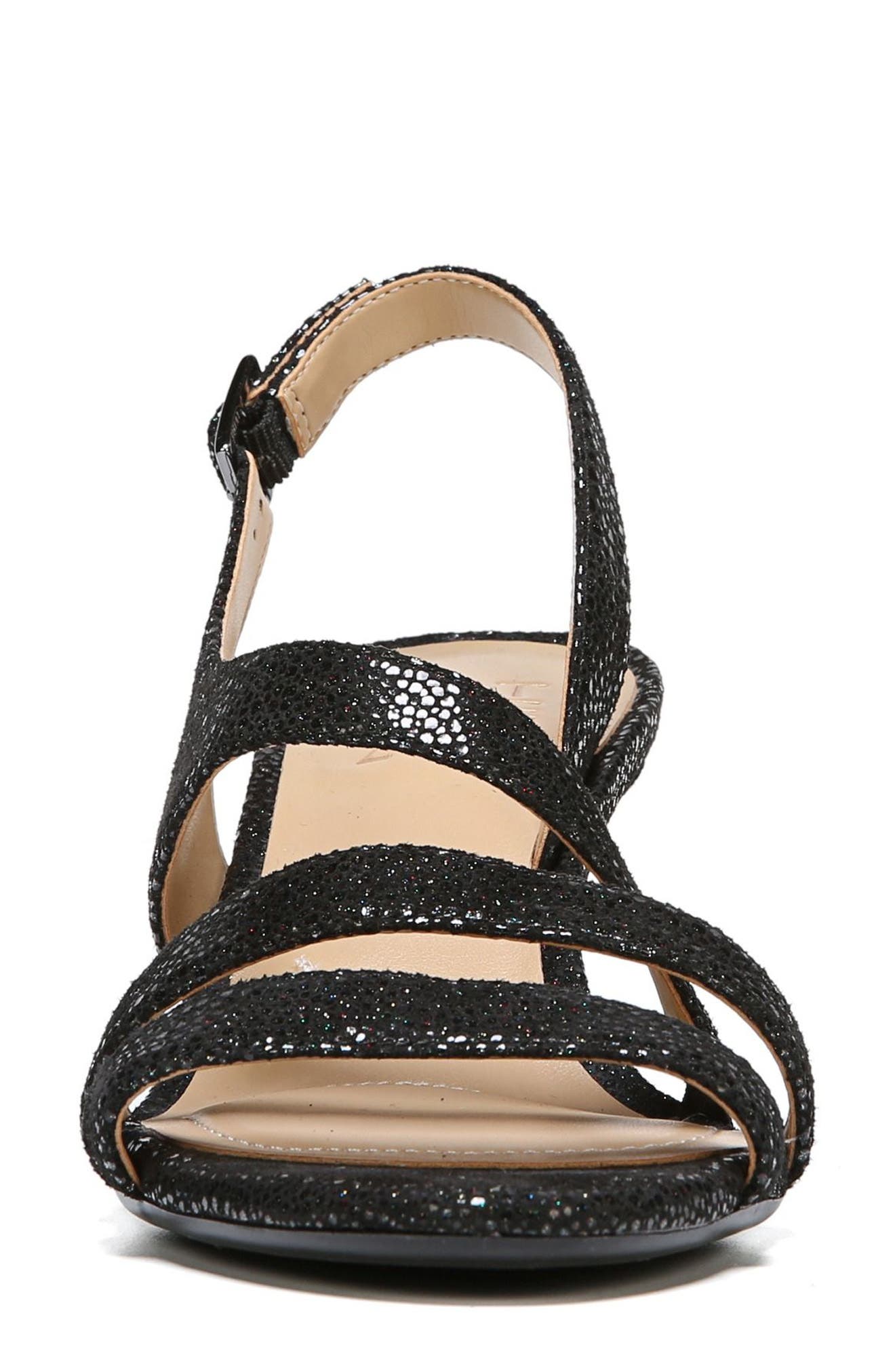 Taimi Slingback Sandal, Alternate, color, BLACK PEBBLE LEATHER
