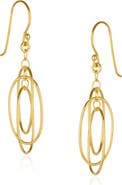 Spero London Nested Loop 3D Drop Earring in Sterling Silver