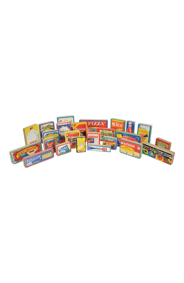 Kaplan Early Learning Company Grocery Store Play Food, Alternate, color, Multicolored