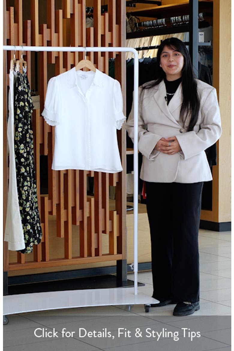 Scallop Short Sleeve Top video