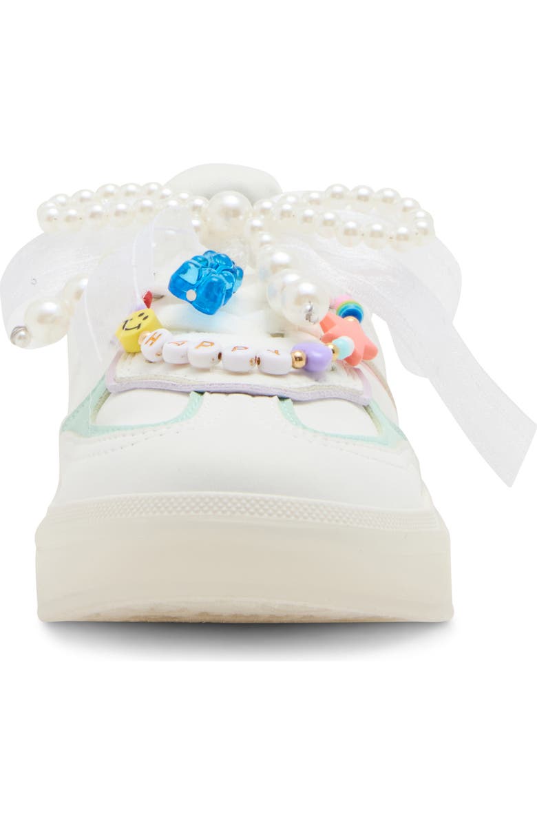 Steve Madden Kids' JSianna Platform Sneaker, Alternate, color, White Multi