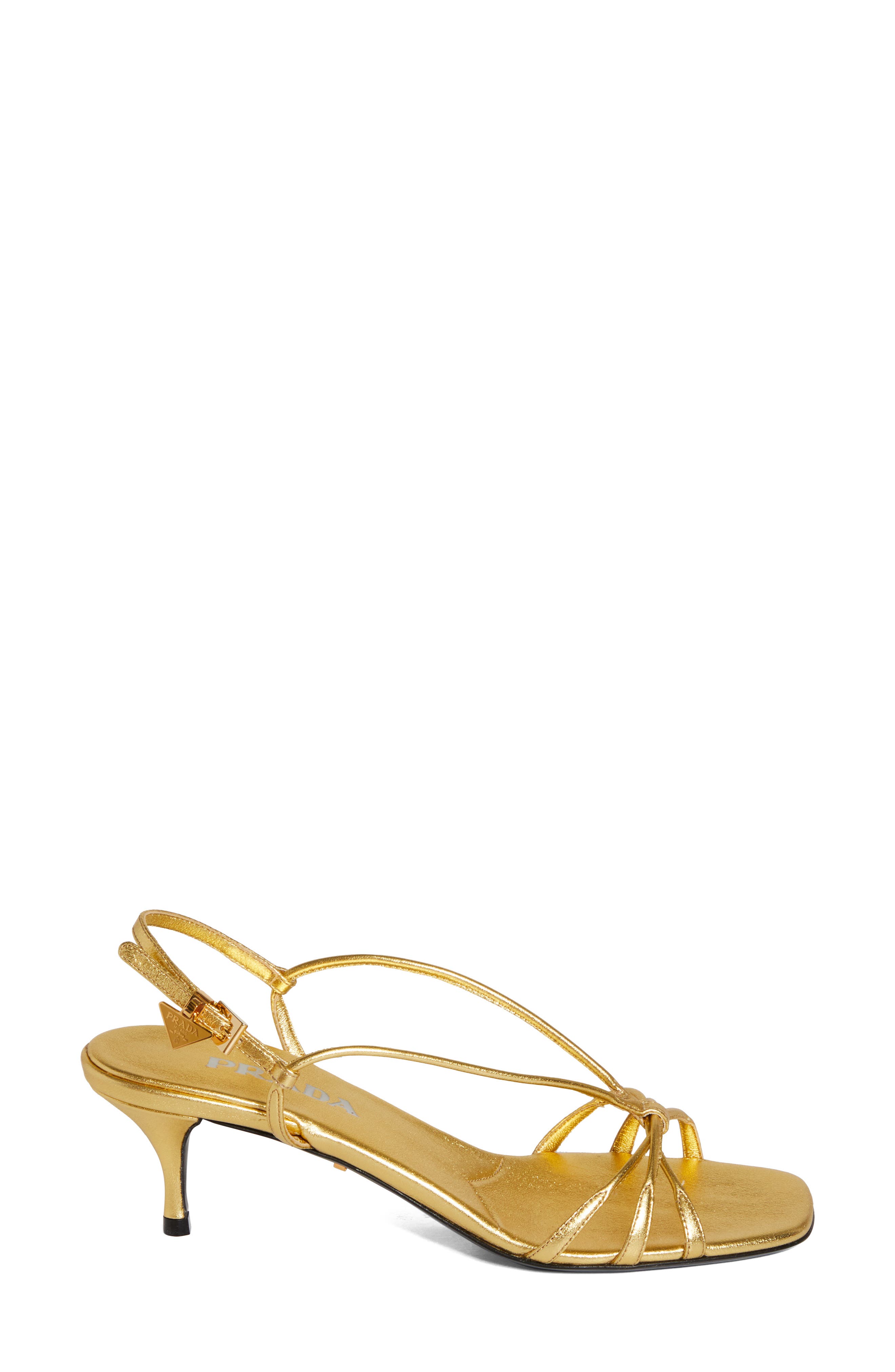 Prada Strappy Sandal, Alternate, color, 