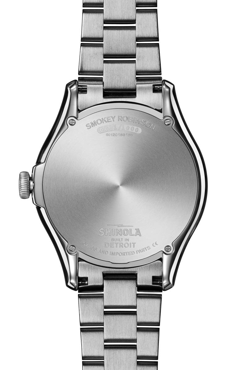 Shinola The Vinton Bracelet Watch, 38mm, Alternate, color, 