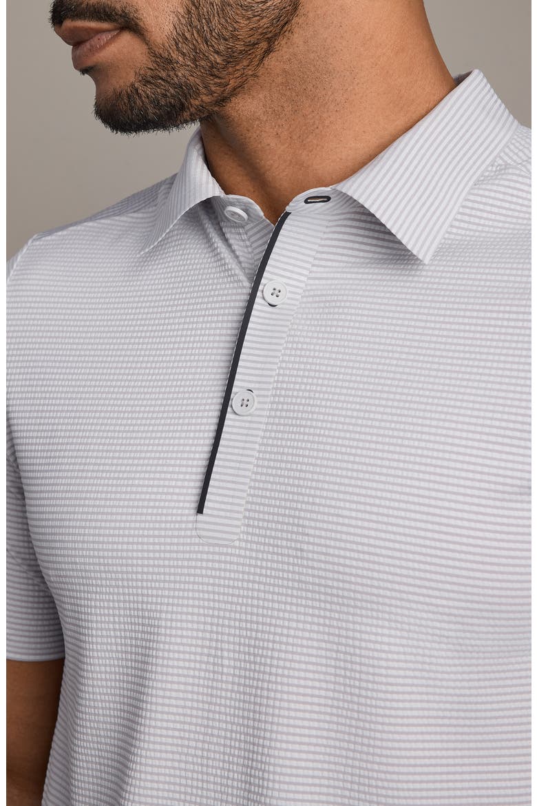 Approach Performance Polo, Alternate, color, SLEET GRAY SEERSUCKER