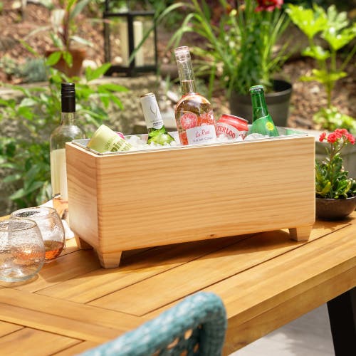 TWINE TWINE WOODEN BEVERAGE TUB 
