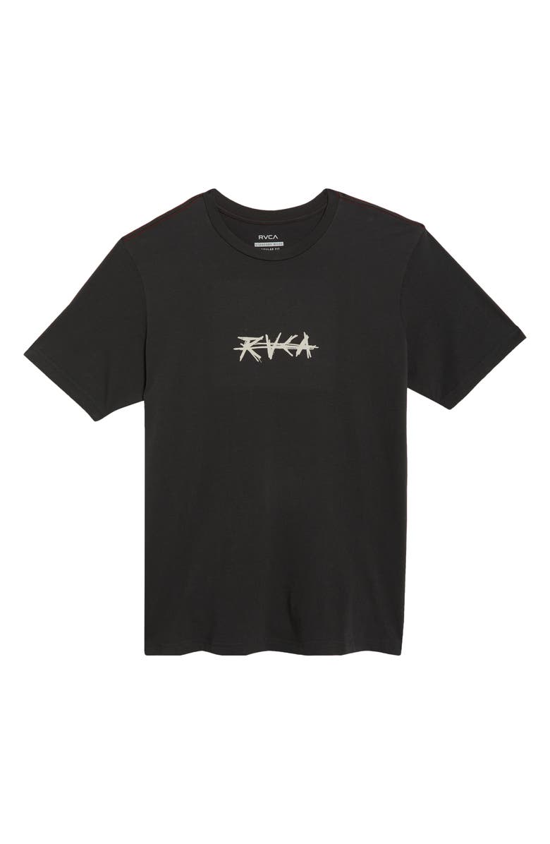 RVCA Crossed Palms Graphic T-Shirt, Alternate, color, Pirate Black