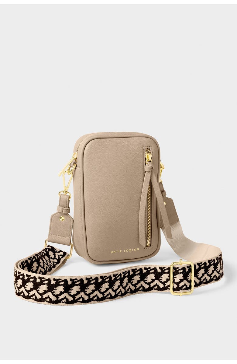 Katie Loxton Hallie Small Crossbody Bag in Light Taupe, Main, color, Light Taupe