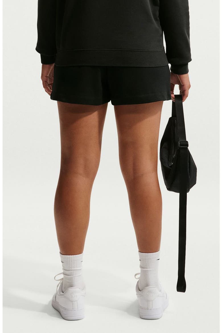 Club Fleece Shorts, Alternate, color, 010 BLACK/WHITE