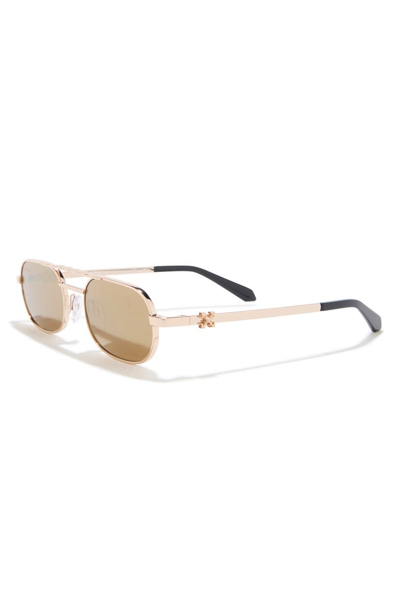 Off-White Baltimore Oval Sunglasses, Alternate, color, Gold Mirror Gold O