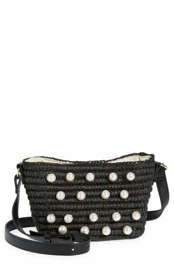Opal Imitation Pearl Crossbody Bag