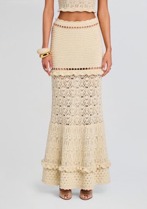 Retroféte Retrofête Magdalena Crochet Skirt