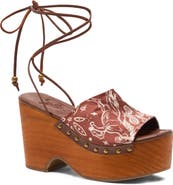 Free People Front Row Wraparound Ankle Strap Platform Sandal