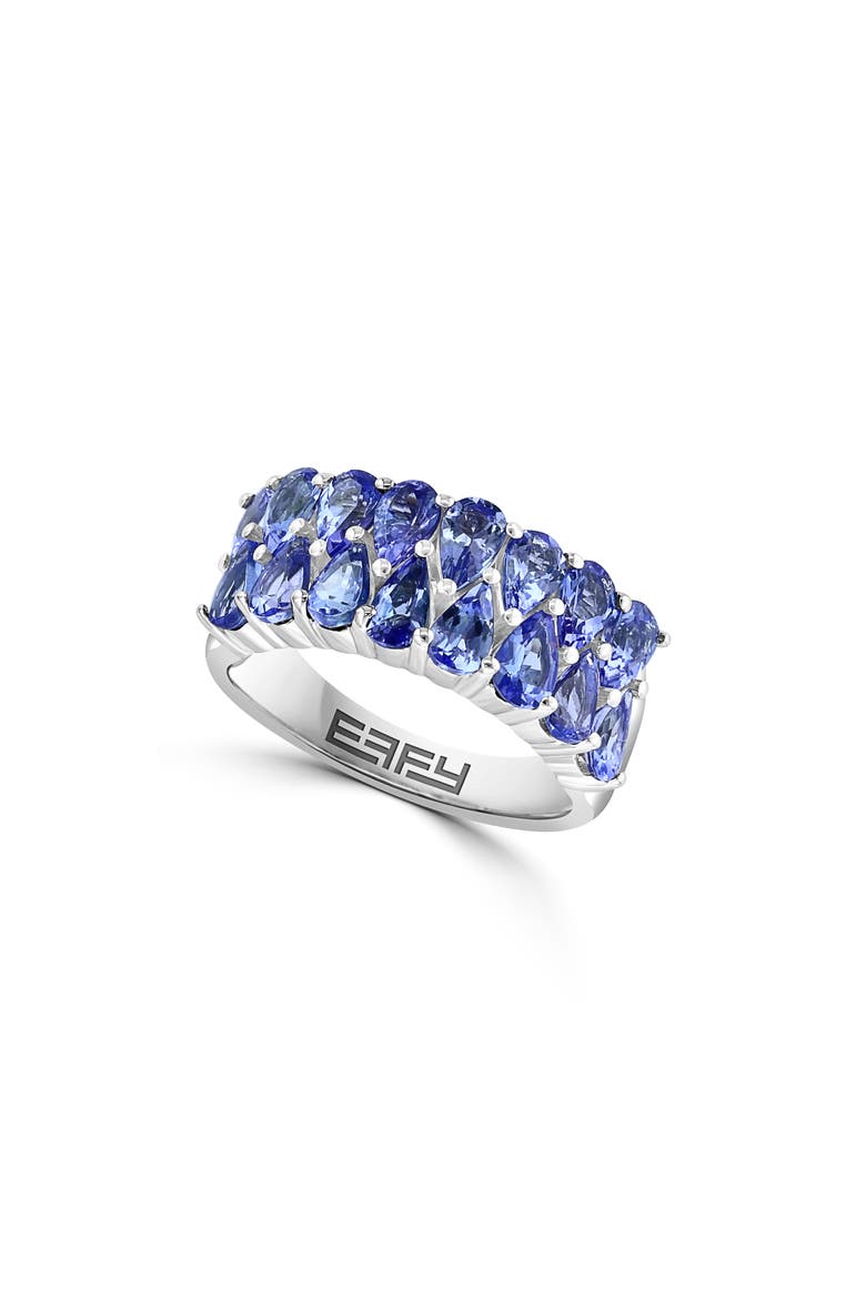 Sterling Silver Tanzanite Ring, Main, color, PURPLE