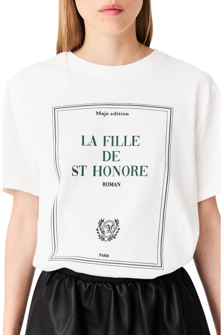 Oversized T-shirt with print, Alternate, color, White