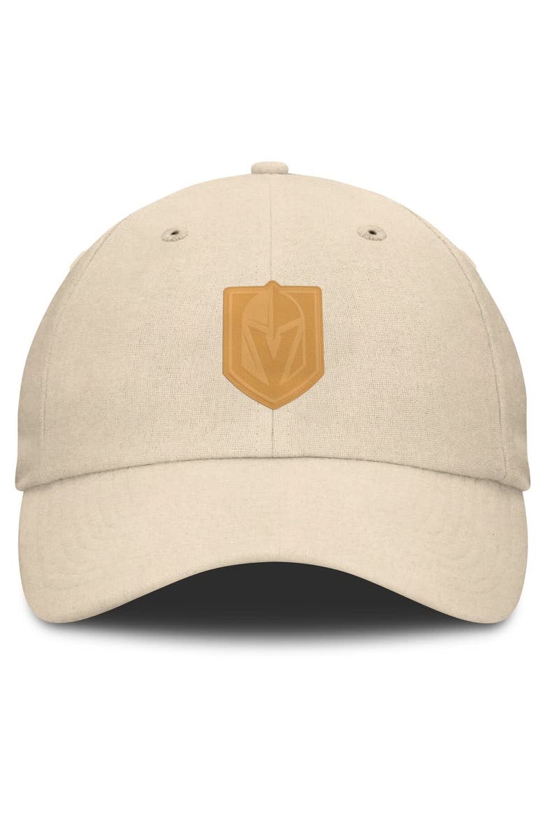 Men's Fanatics Tan Vegas Golden Knights Front Office Canvas Adjustable Hat, Alternate, color, Tan