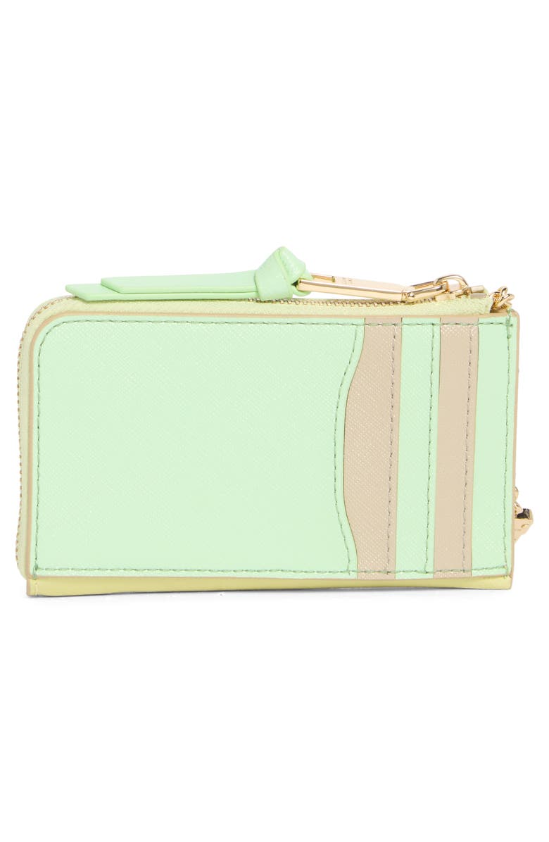Marc Jacobs The Utility Snapshot Top Zip Card Case, Alternate, color, Peppermint Multi