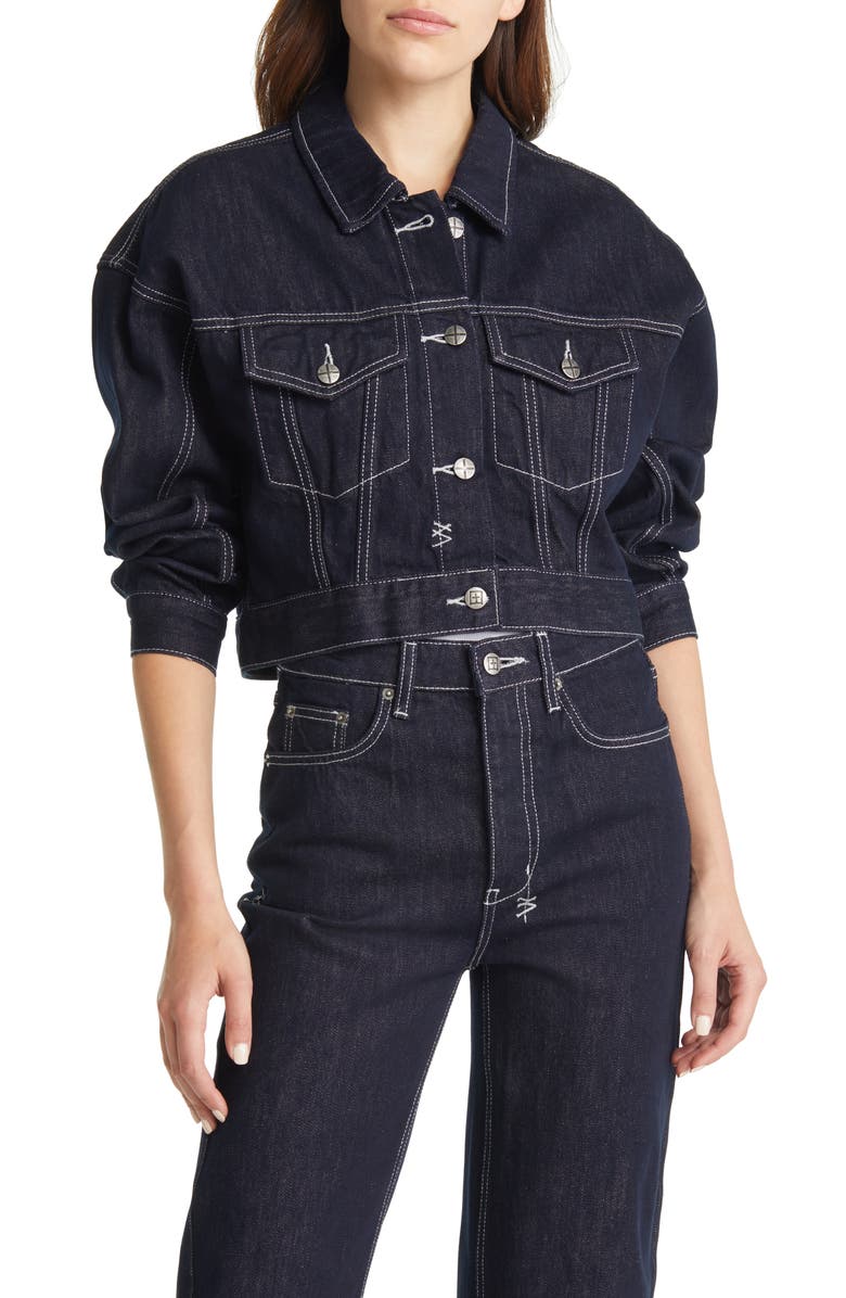 Ksubi Billie Zenith Nonstretch Denim Trucker Jacket, Alternate, color, 