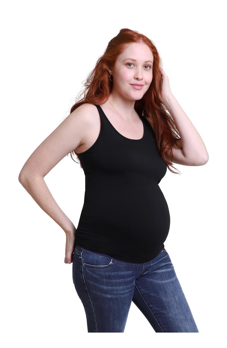 Ingrid & Isabel Maternity Scoop Neck Tank, Main, color, 