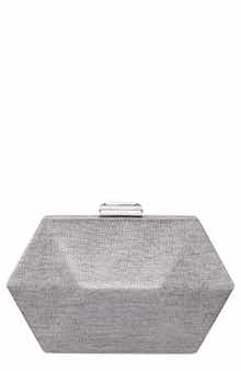 Nina Metallic Hex Minaudiere