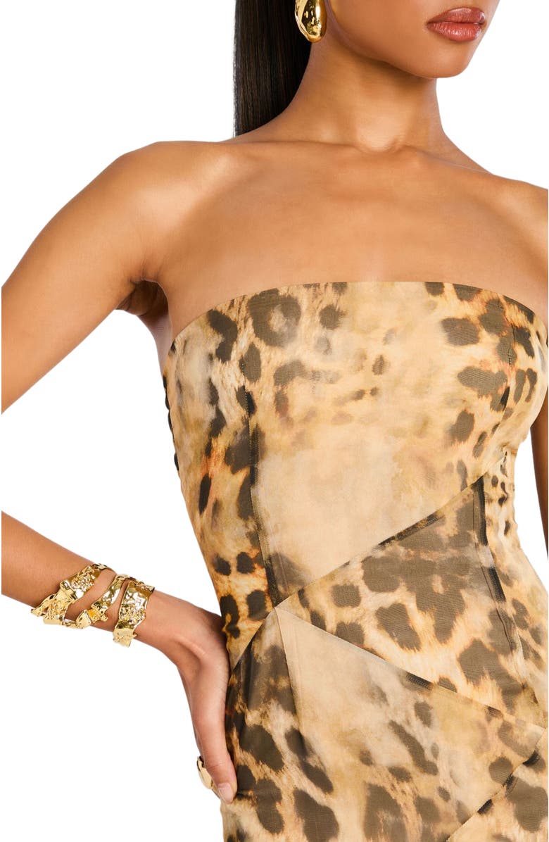 Retrofête Nicole Silk Chiffon Dress, Alternate, color, 