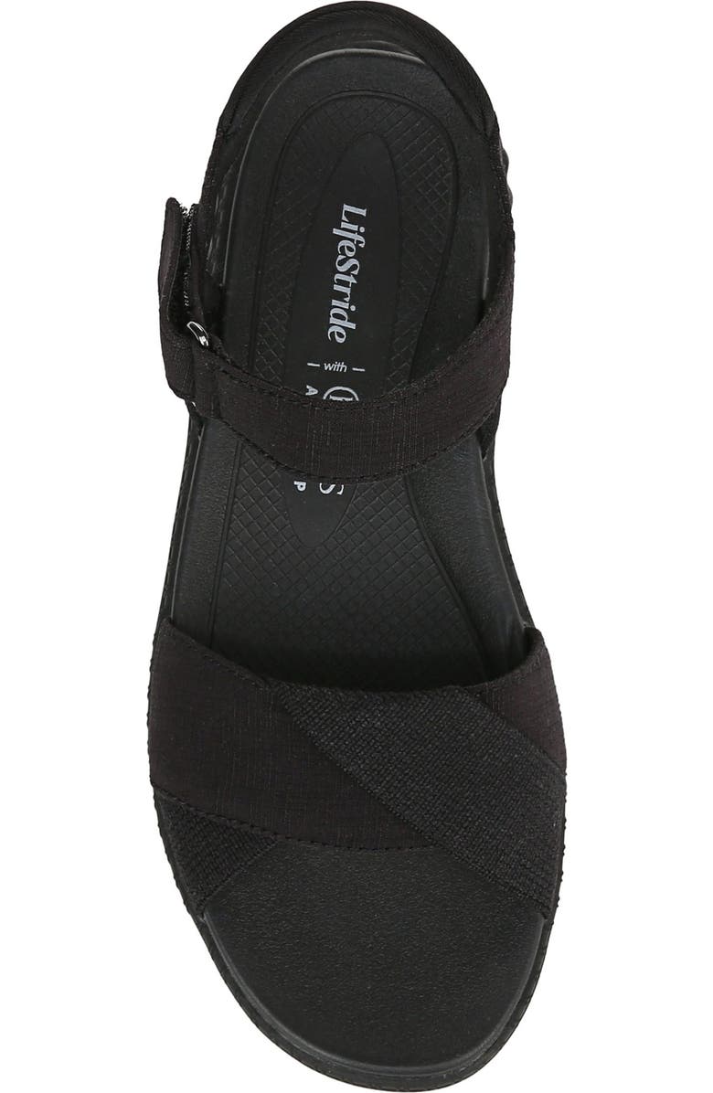 LifeStride Lane Sandal, Alternate, color, Black