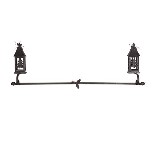 Metal Christmas Lantern Stocking Holder Iron Design