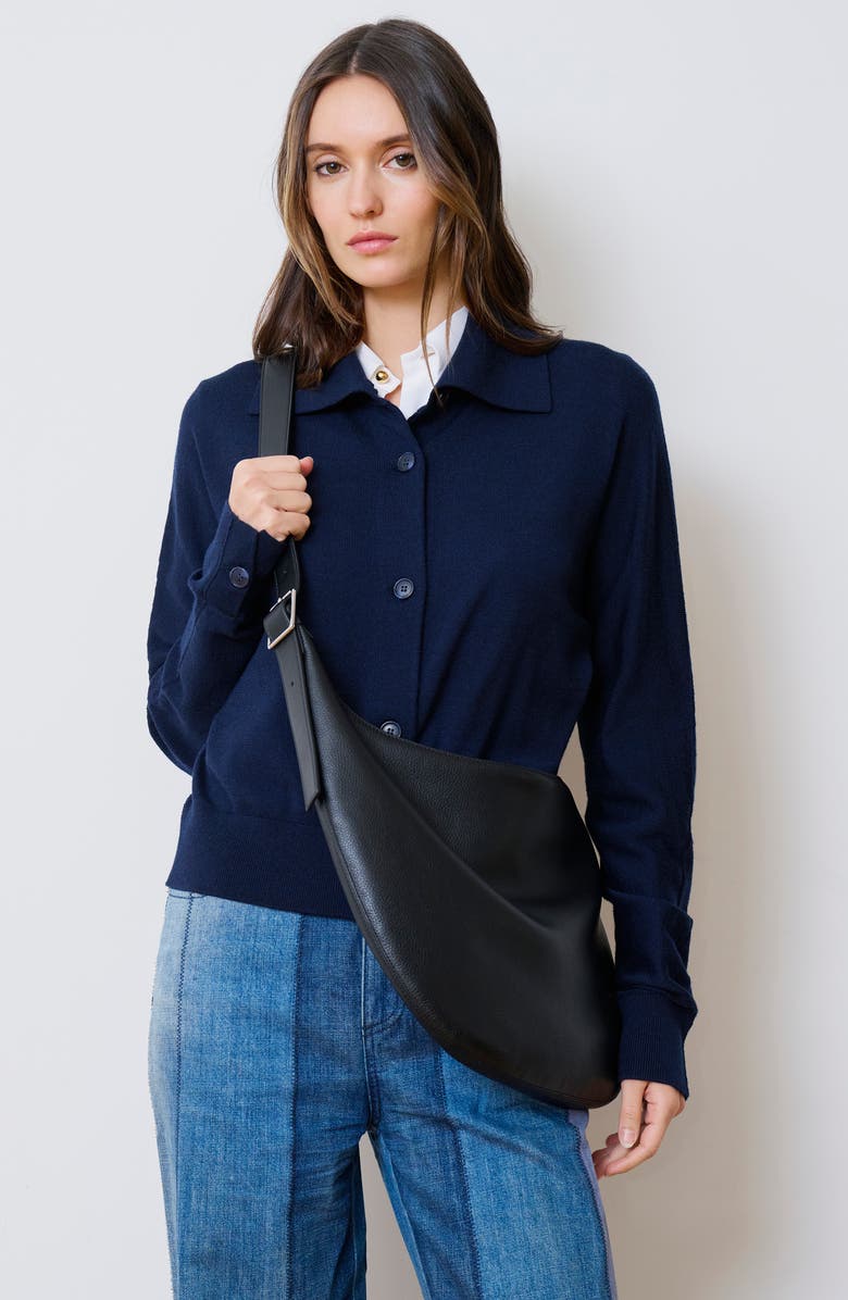 WE-AR4 The H Messenger Bag, Alternate, color, Black