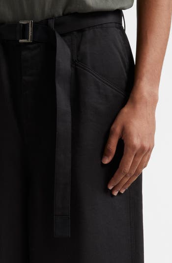 E*g様 sacai spiewak コラボ　ワイドスラックス trousers E*g様 sacai spiewak コラボ ワイドスラックス trousers - メルカリ