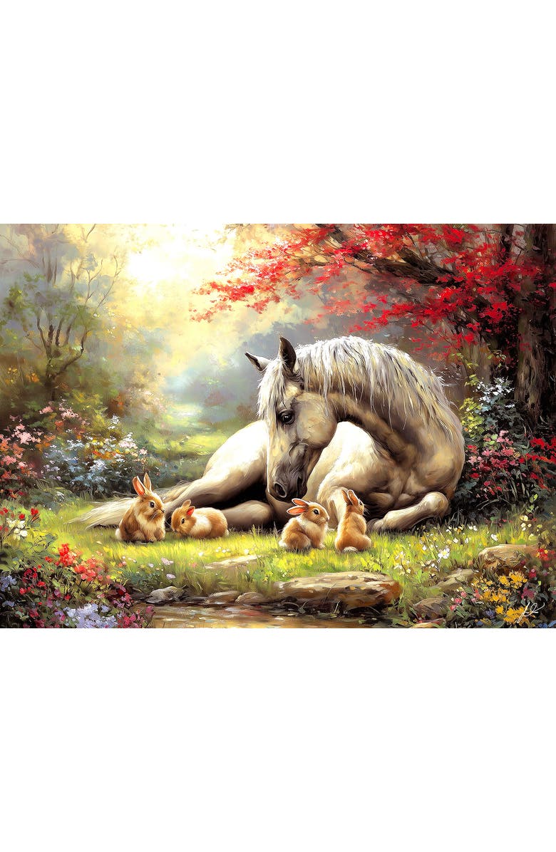 Sunsout Summer Friends 500 piece Jigsaw Puzzle for Adults Large Pieces, Alternate, color, Multicolor