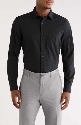 Nordstrom Solid Stretch Button-Up Shirt