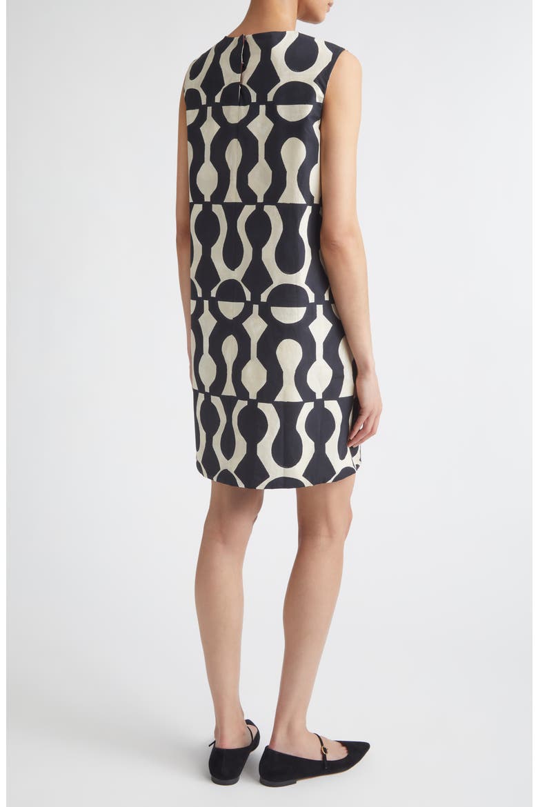 Sumero Shift Dress, Alternate, color, BLACK