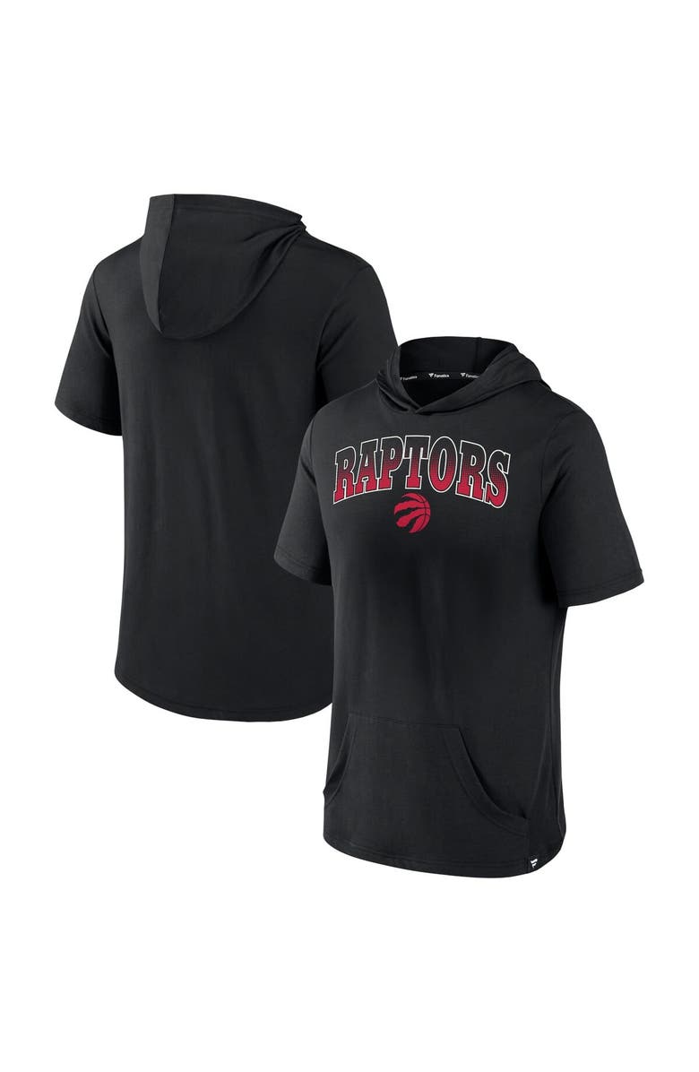 FANATICS Men's Fanatics Branded Black Toronto Raptors Guard The Rim Hoodie T-Shirt, Alternate, color, 