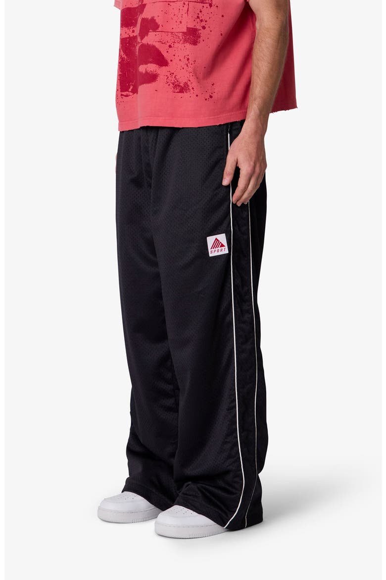 Sport Mesh Track Pants, Alternate, color, BLACK