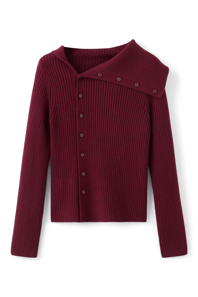 Almansa Shawl Collar Cardigan, Alternate, color, RED