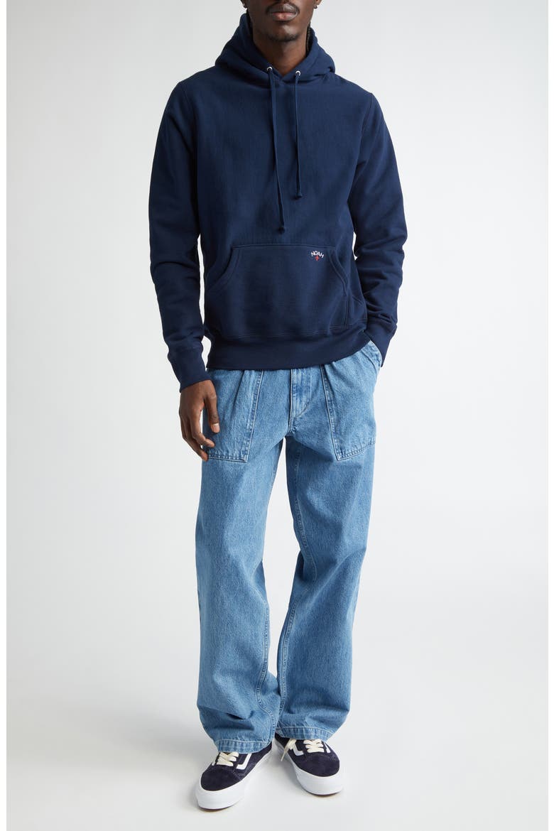 Classic Cotton Hoodie, Alternate, color, NAVY